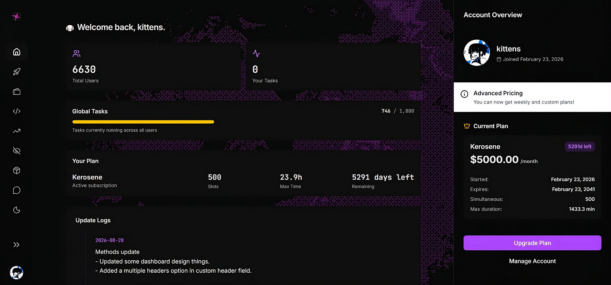 Overload platform